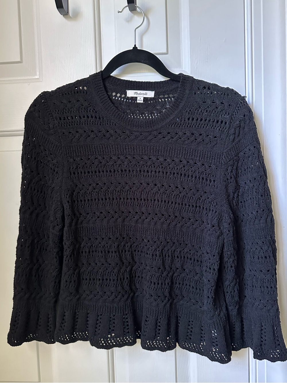 Madewell Scalloped-Trim Sweater Tee